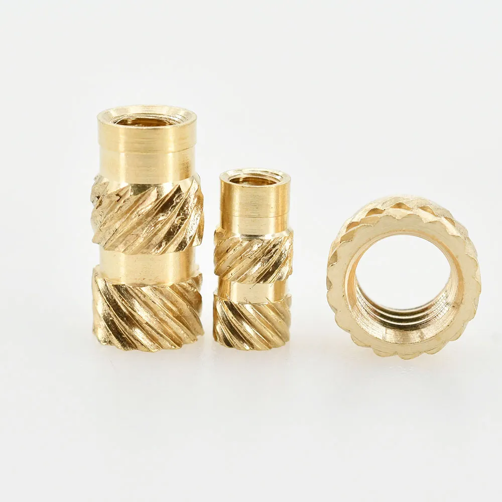 M2 M2.5 M3 M4 M5 M6 Brass Nuts Inserts 3D Printer Laptop Heating Hot Melt Copper Insert Nut Knurled Embedded Injection Insertnut