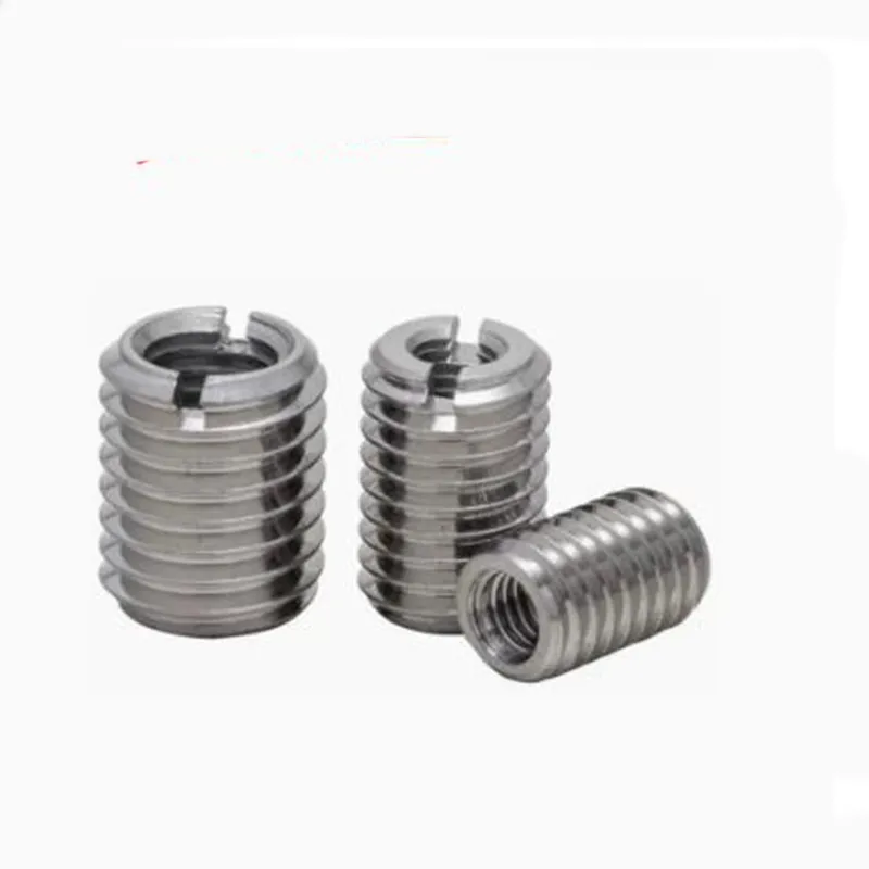 5pcs/10pcs  M2-M10 stainless steel slotted Inside Outside self tapping Thread  Insert  Adapter Screw Nuts Sleeve Converter Nut