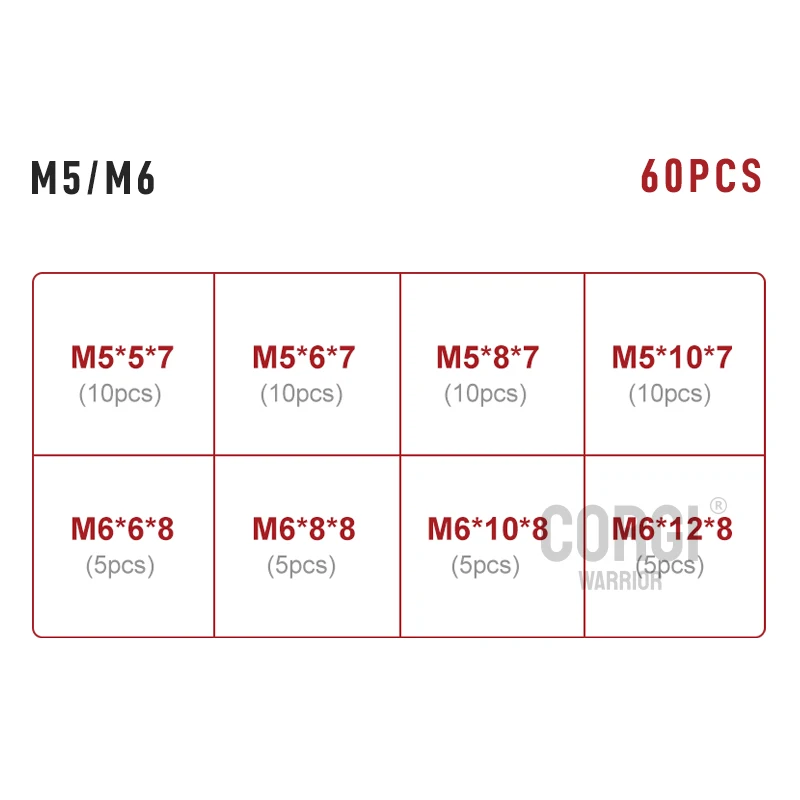 M5 M6(60pcs)