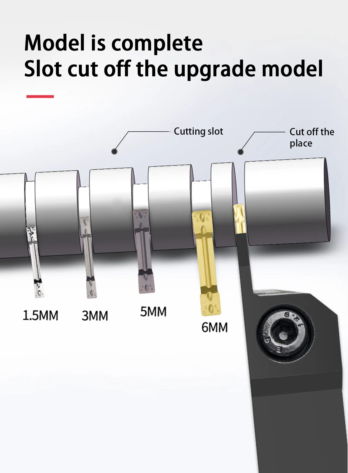 Q.Grt Slotted Insert MGMN150 MGMN200 MGMN250 MGMN300 Lathe CNC tool carbide blade cut-off and grooving tool Tie-in MGEHR