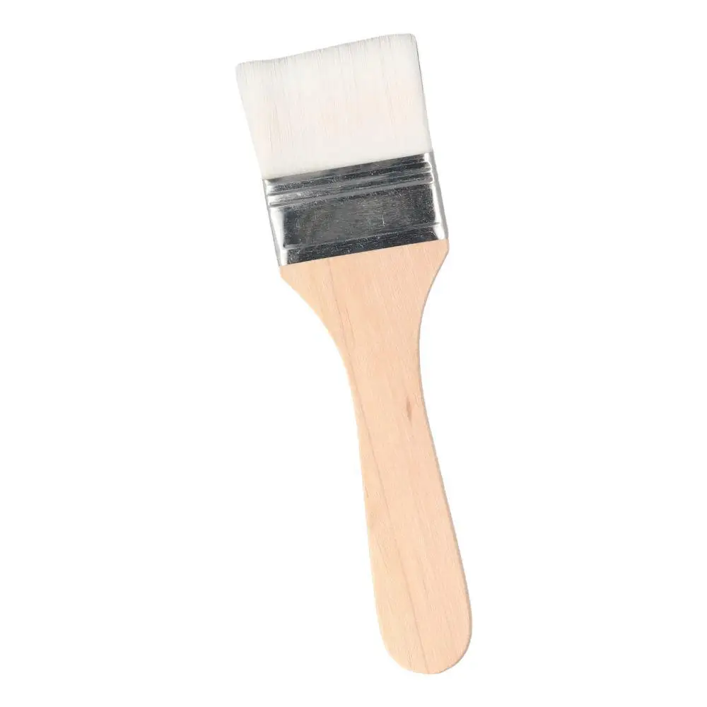 Goat Hair Mop Brush Wood Color Versatile Blending Brush Multifunctional Goat Hair Blending Brush For Watercolor