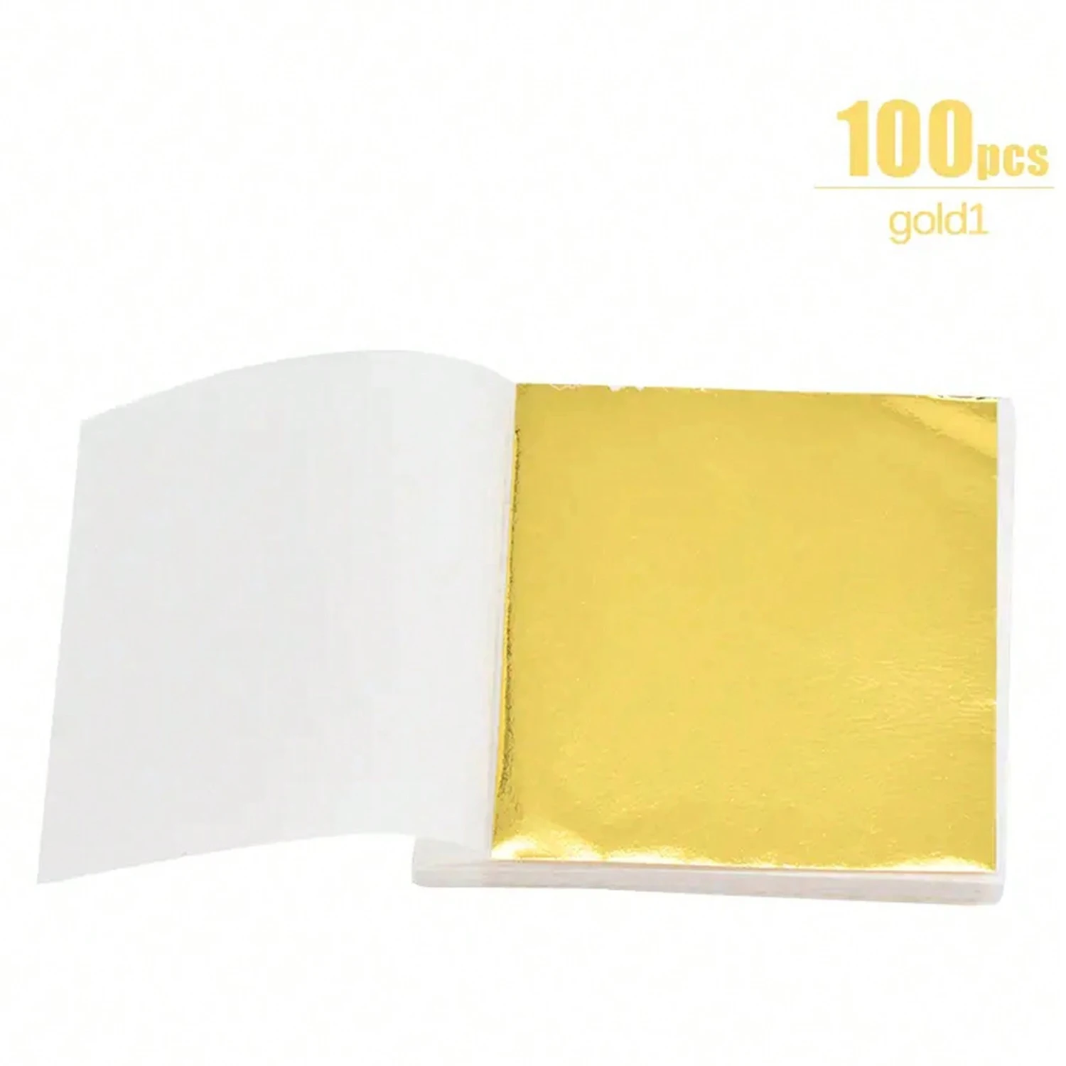 Gold and Silver Artificial Paper Cake Dessert Decoration Crafts 100 Pieces