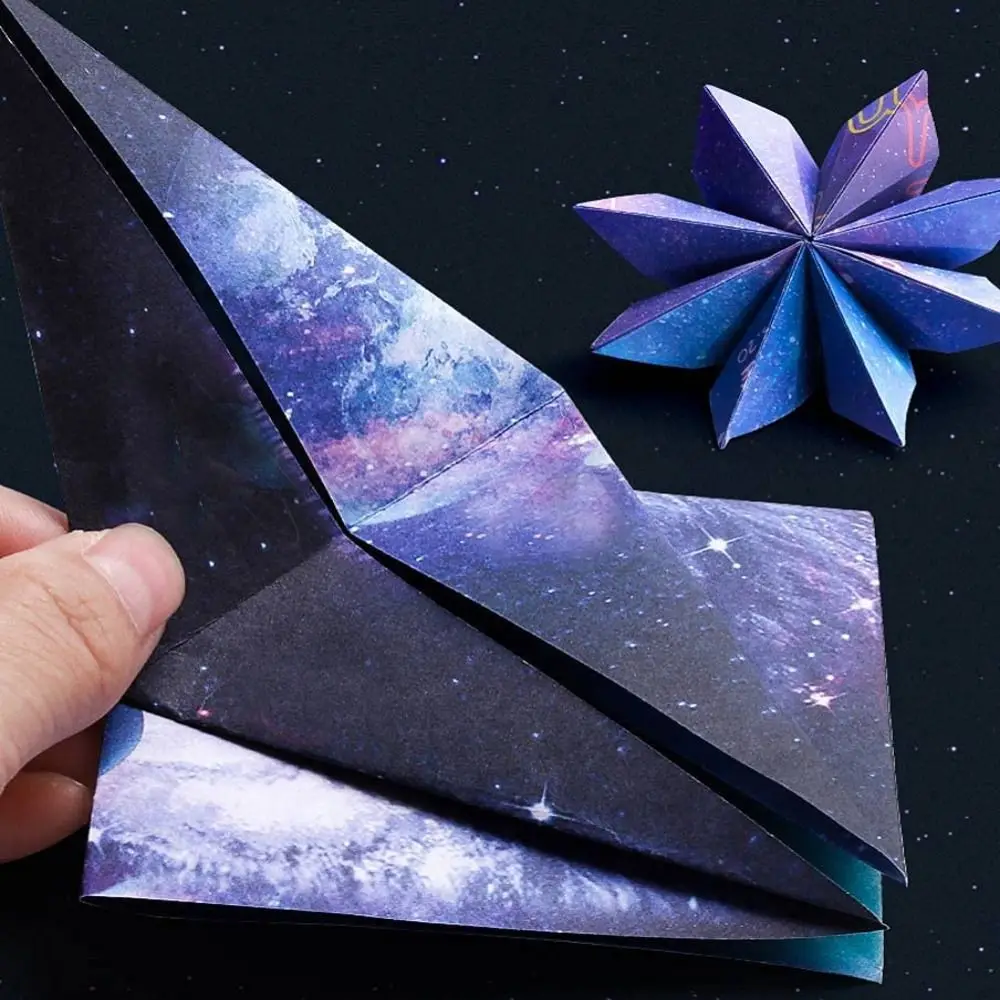 Creative Square Star Sky Constellations Origami Paper Kid DIY Handmade Double-sided Coloring Fold Craft Paper Art Material Gift