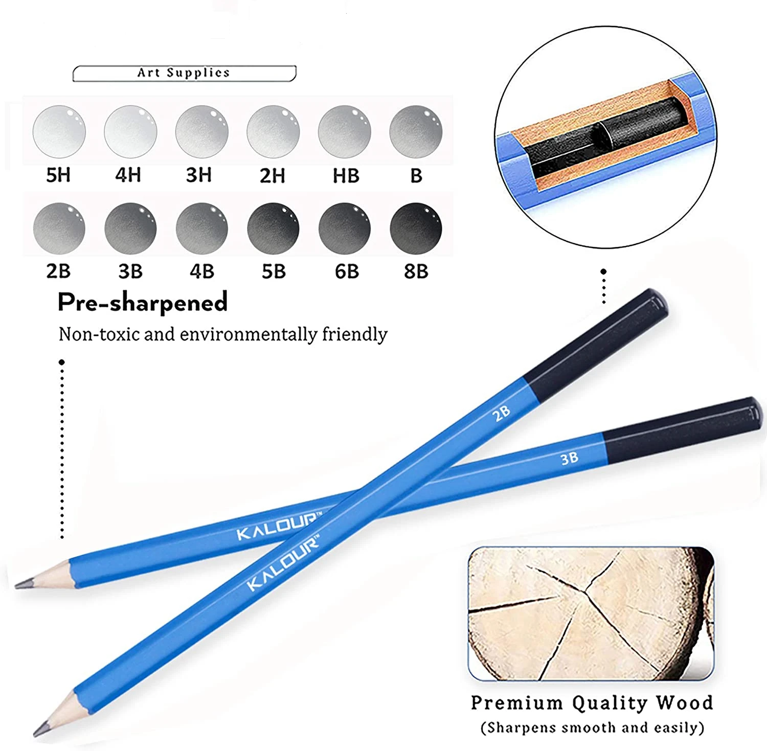 28/54/72/96/144 Pcs Drawing Sketching Coloring Set Drawing Pencils and Sketching Kit Art Tool Kit Professional Art Supplies Set