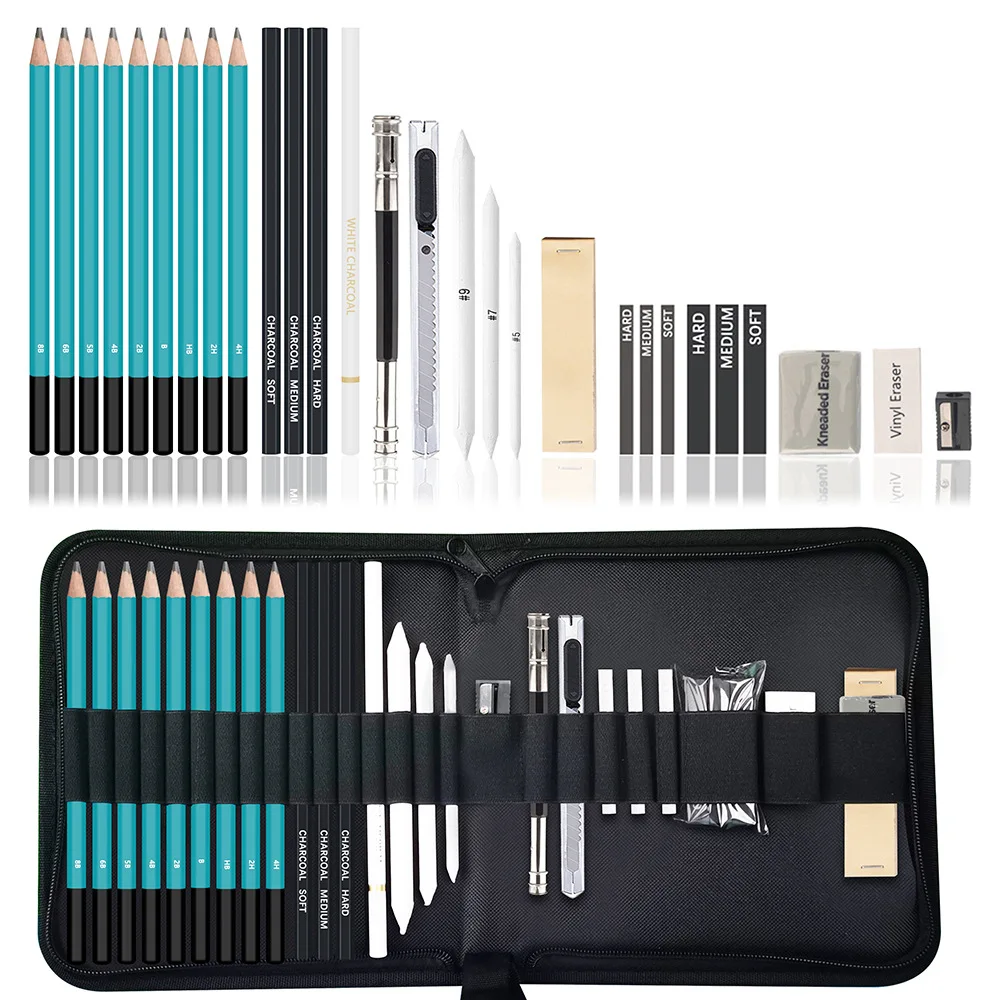 28/54/72/96/144 Pcs Drawing Sketching Coloring Set Drawing Pencils and Sketching Kit Art Tool Kit Professional Art Supplies Set