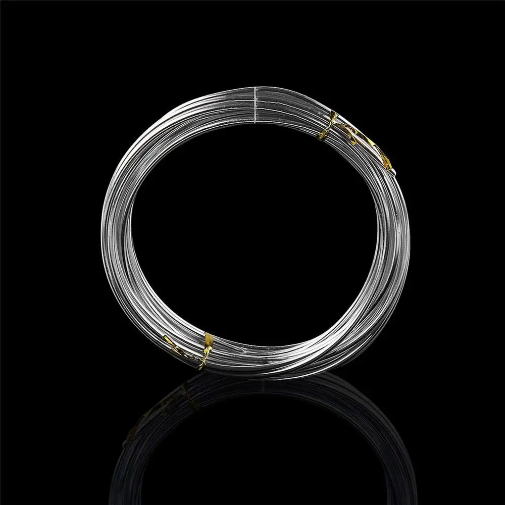 Aluminum Wire 1mm 1.5mm 2mm Metal Craft Wire Bendable Flexible Craft Metal Wire for Jewelry Making Beading Floral