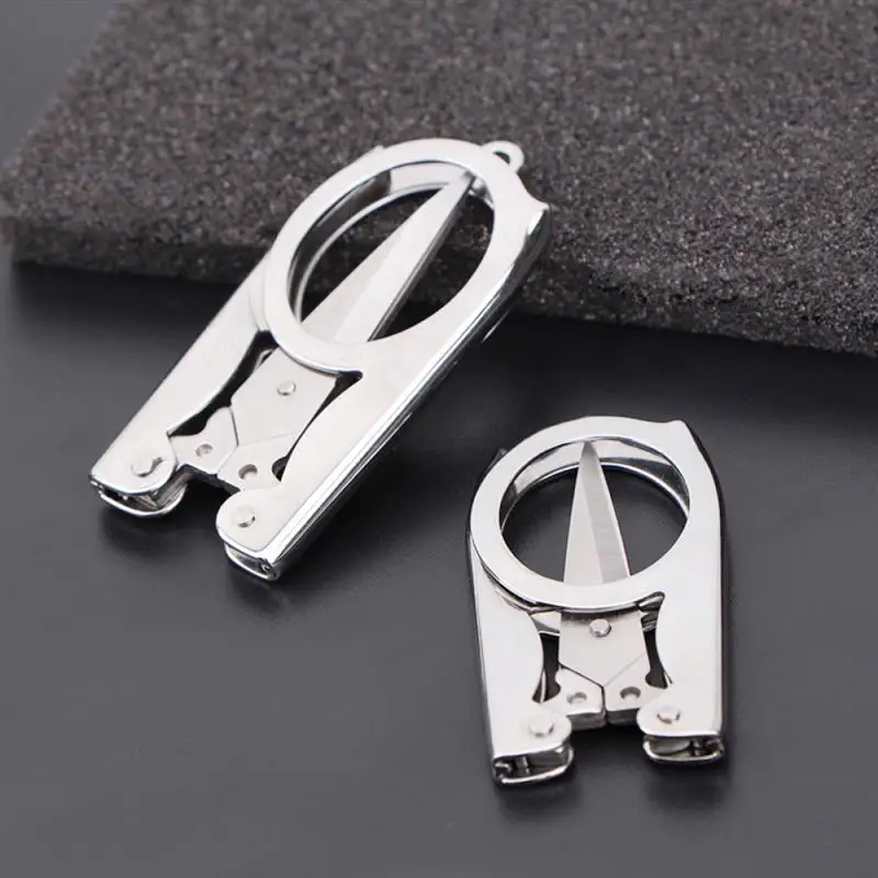 Folding Scissors Pocket Travel Small Crafts Sharp Blade Emergency Mini Foldable Travel Embroidery Scissor Thread Tailor Scissors