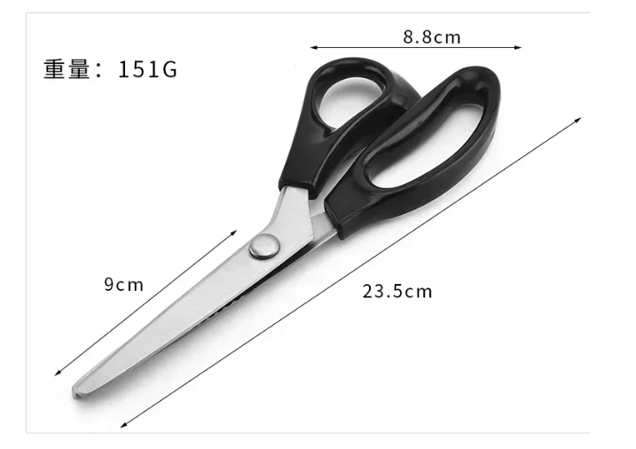 DIY Necessary Sewing Tools Tailor's Scissors 3/5/7mm Wave Lace Dressmaker's Shears Stainless Steel Hand Scissors