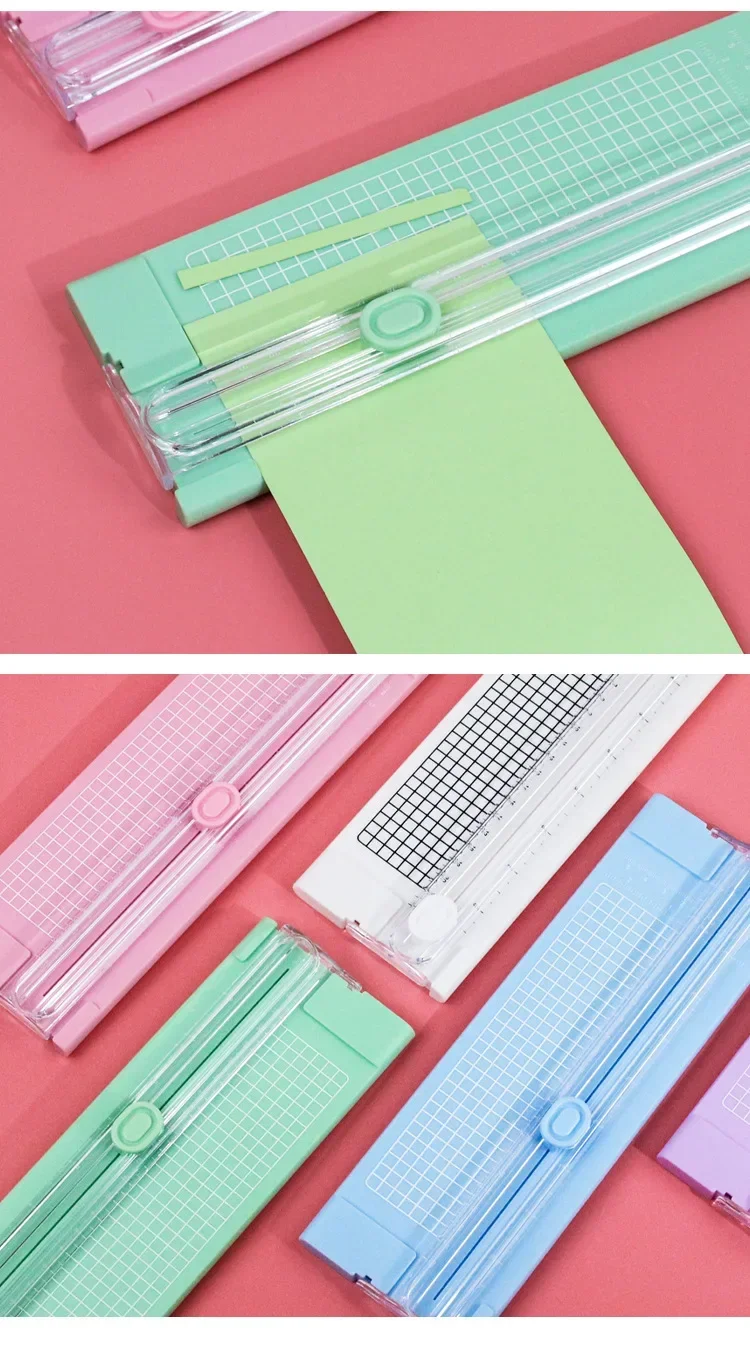 A4 Bidirectional Cutting  Paper Cutter with Pull-out Ruler for Photo Trimmers Scrapbook Lightweight Cutting Mat Machine