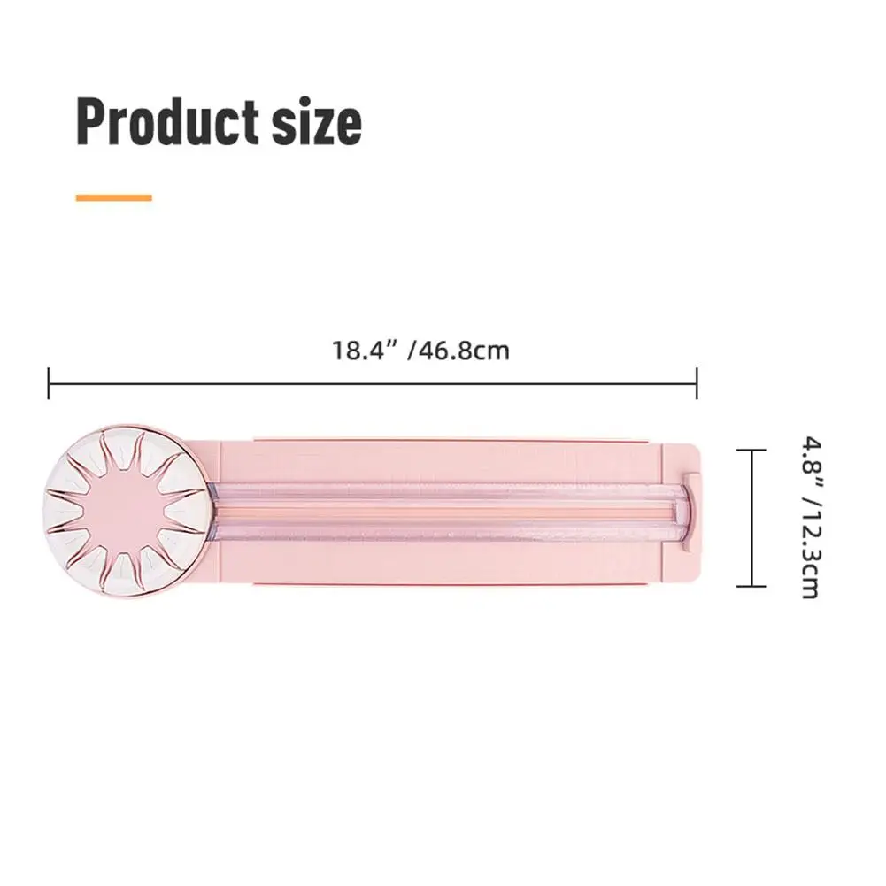 12 In 1 Paper Cutter 360 Degree Rotary Hand-Cutting Paper Trimmer Multi-Functional Handheld Craft Paper Cutting Tool