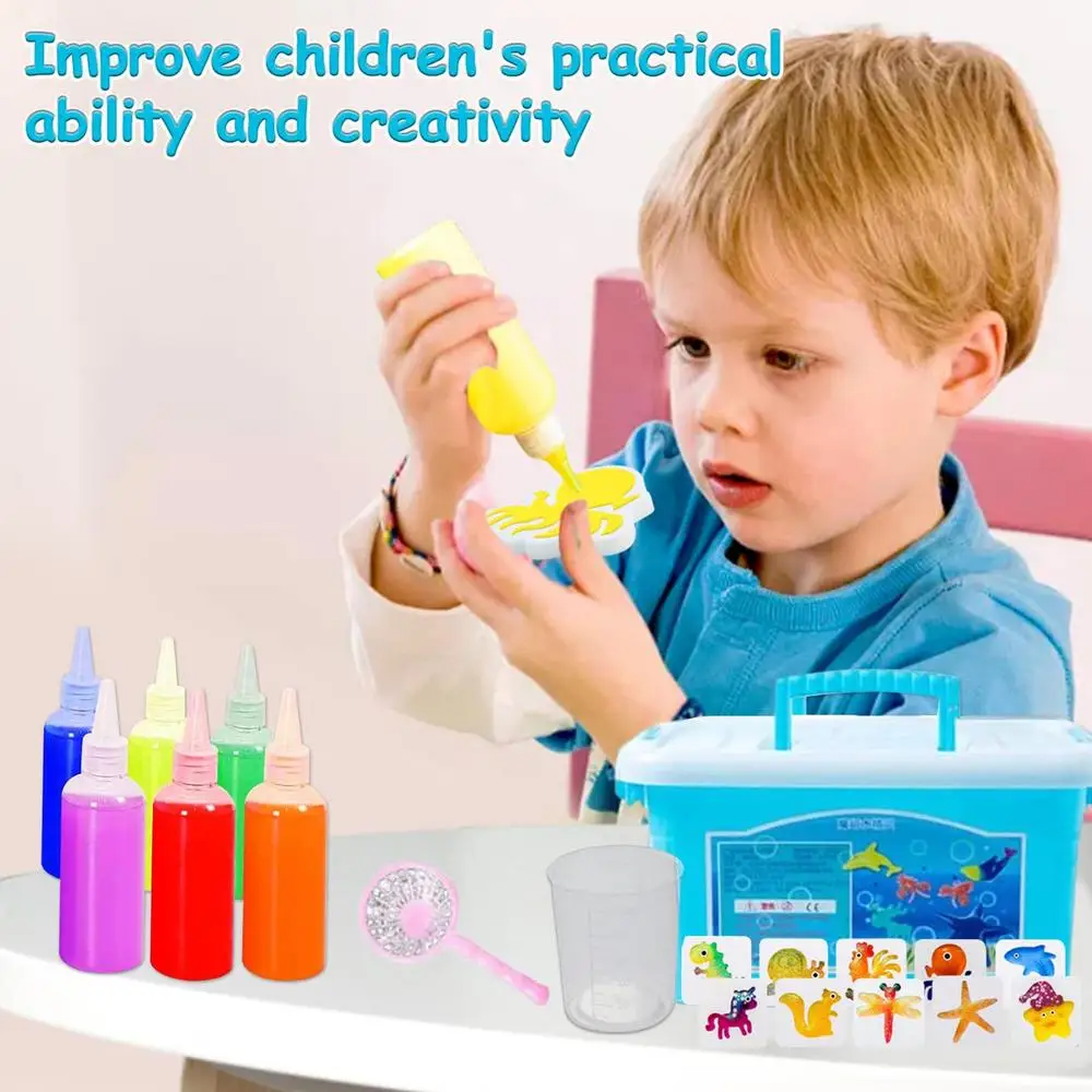 Magic Water Elf Creative Kids Handmade DIY Crafts Kit Montessori Toys Colorful Water Gels Educational Origami Magic Elves