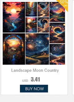 Landscape Fantasy House Paint By Numbers Diamond Art Painting Kits Crafts Supplies For Adults Room Decoration Mother's Gift 2024