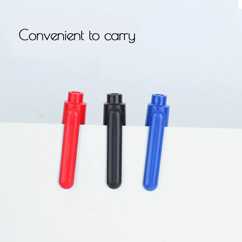 1/3/5Pcs Oil Marker Pen Twin Tip Black/Blue/Red Permanent Fine Point Marker Ink Stationery Painting Writing School Supplies