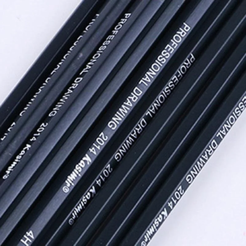 14Pcs/pack Drawing Pen Ultra Fine Line Marker Black Sketch Pen 6H 4H 2H HB B 2B 3B 4 B 5B 6B 7B 8B 10B 12B Art Marker Pencil