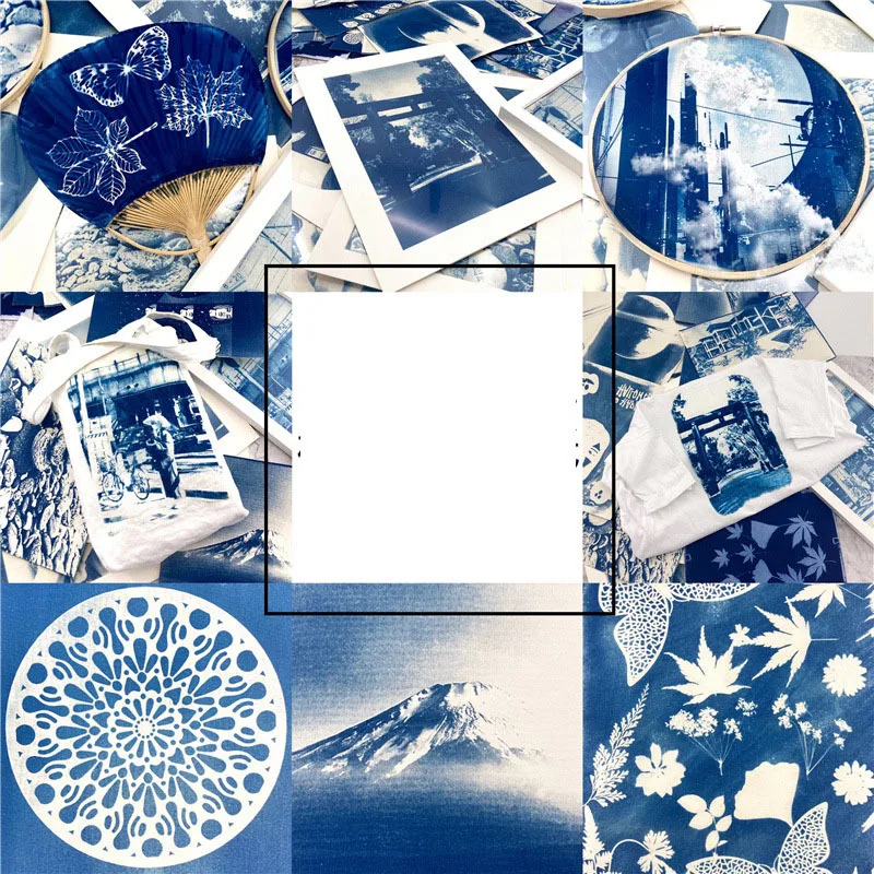 Cyanotype Liquid DIY Material Package Pigment Student Child Prints Drawing Nature Sun Printing For Adults Kids Arts Crafts