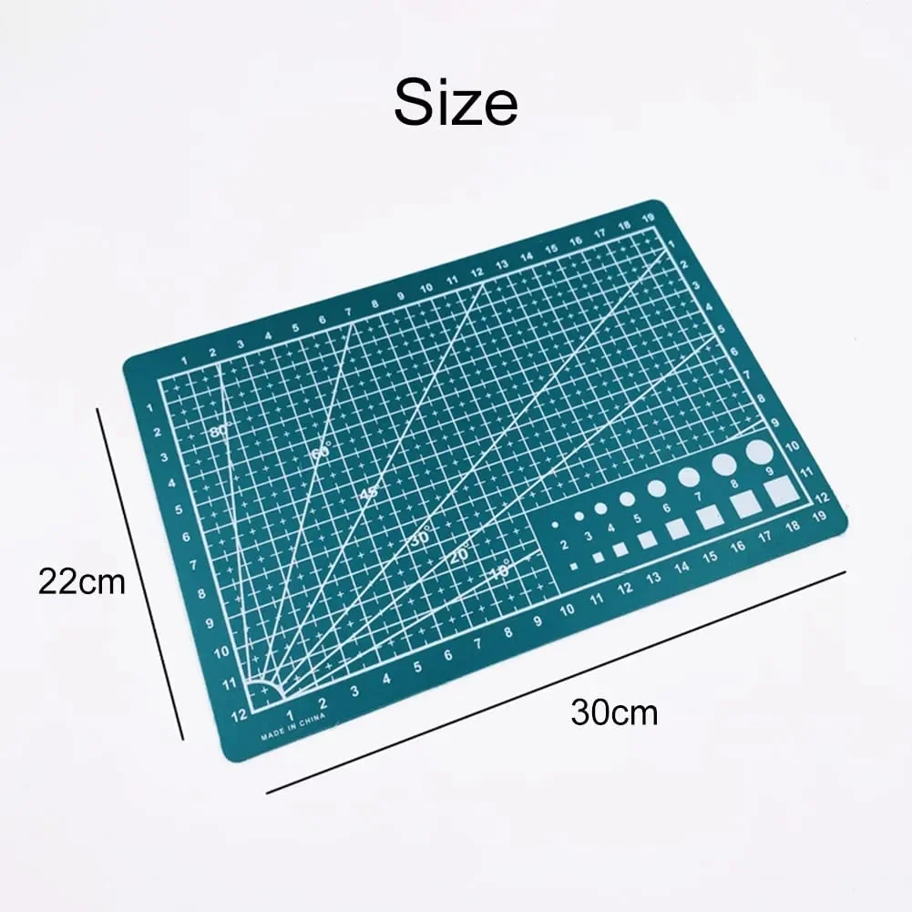 Durable A3 / A4 / A5 Multifunctional Cutting Mat Diy Handicraft Art Engraving Board Paper Carving Pad High Elasticity Toughness