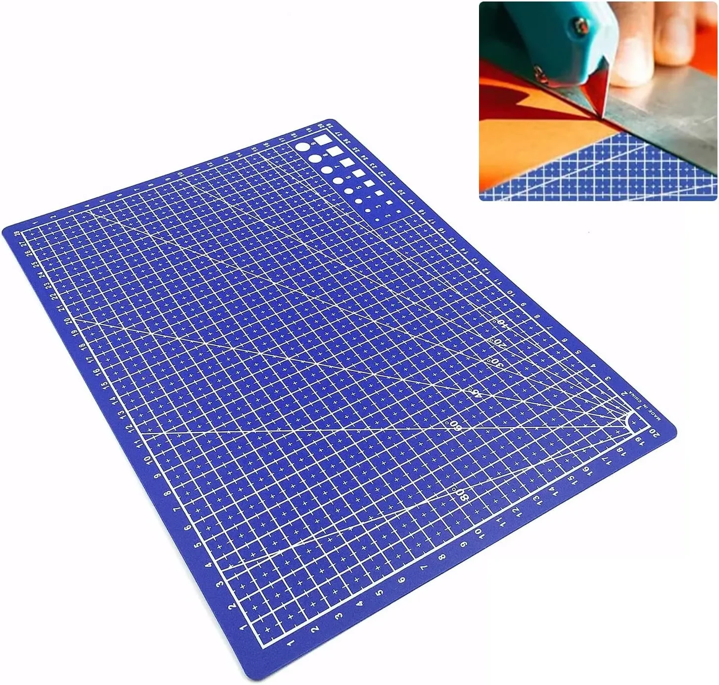 Durable A3 / A4 / A5 Multifunctional Cutting Mat Diy Handicraft Art Engraving Board Paper Carving Pad High Elasticity Toughness