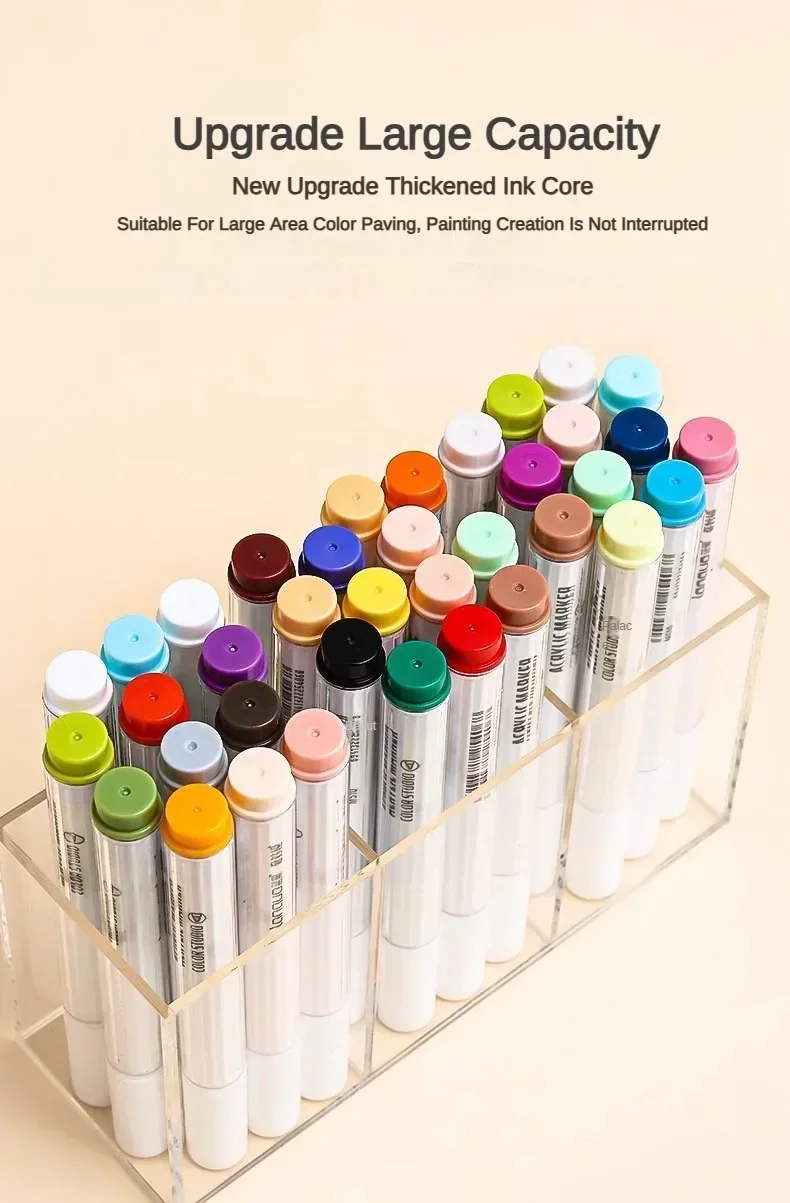 117/9 Colors Acrylic Paint Marker Professional Drawing Pens For Graffiti manga School Office Aesthetic Stationery Art Supplies