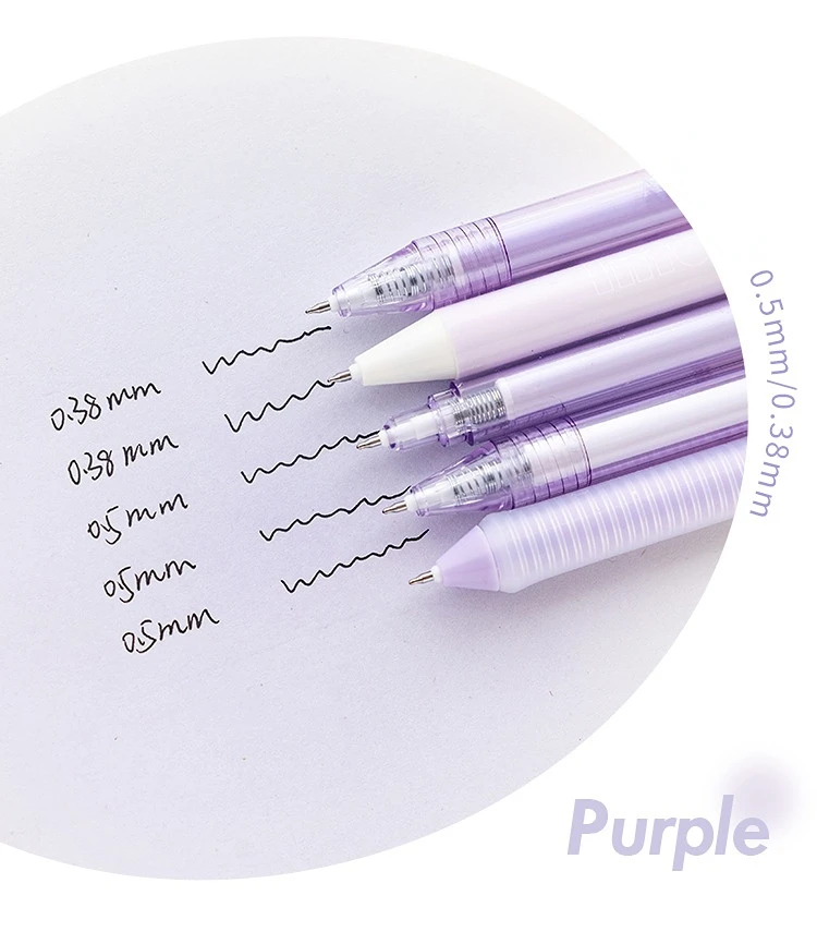 Mr. Paper Gradient Color Gel Pen Set INS Style Good-looking Pens for Writing Student Stationery Supplies Office Accessories