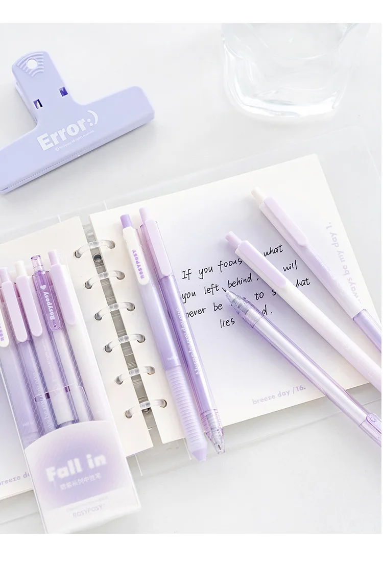 Mr. Paper Gradient Color Gel Pen Set INS Style Good-looking Pens for Writing Student Stationery Supplies Office Accessories