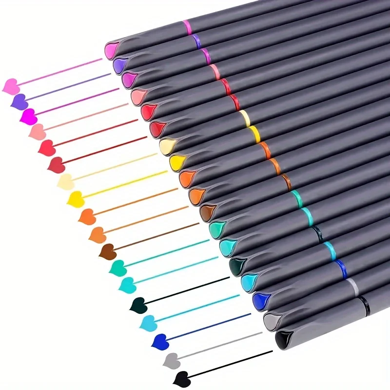 12/24/36/48 Art Colored Pens Fine Point Markers Fine Tip Drawing Pens Fineliner Pen for Journaling Writing Note Art Office