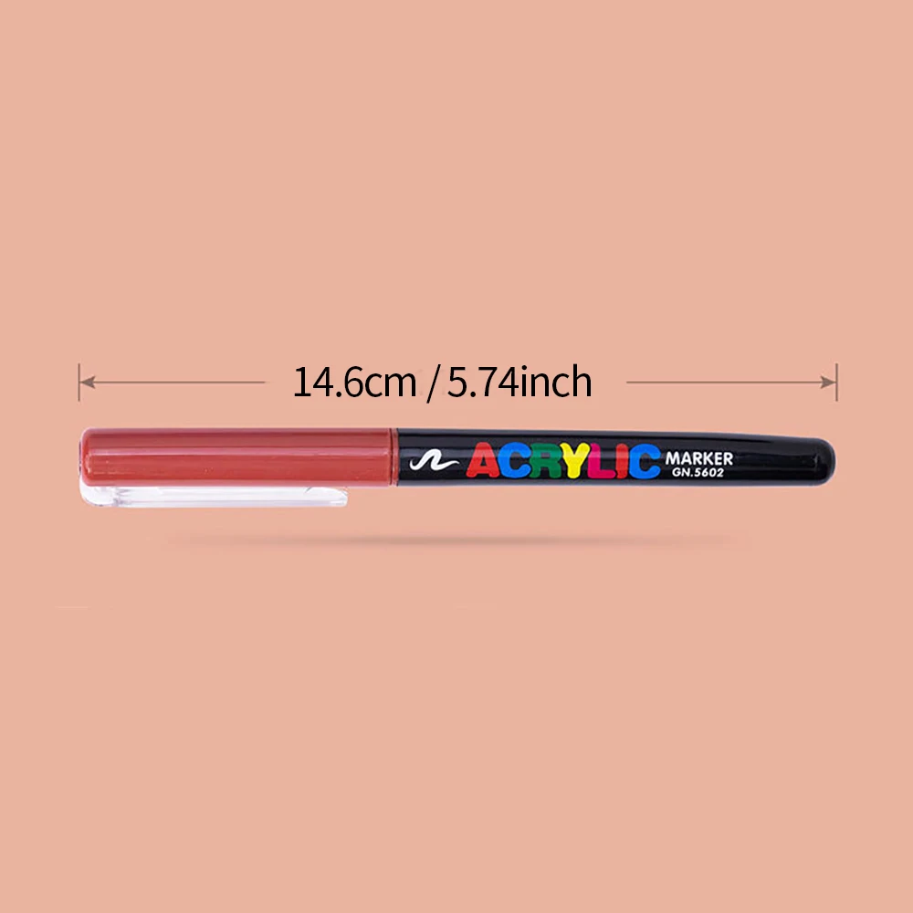 12 Skin Tones Soft Art Markers Acrylic Paint Pens Set for Sketch Portrait Manga Drawing Illustration Sketching Art Supplies